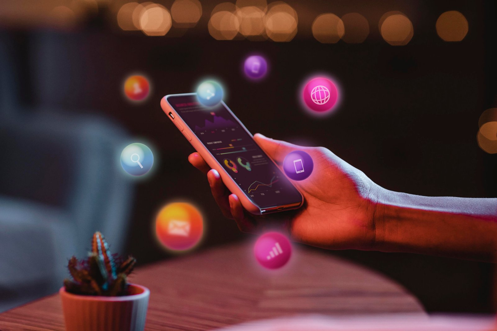 social media marketing concept marketing with applications